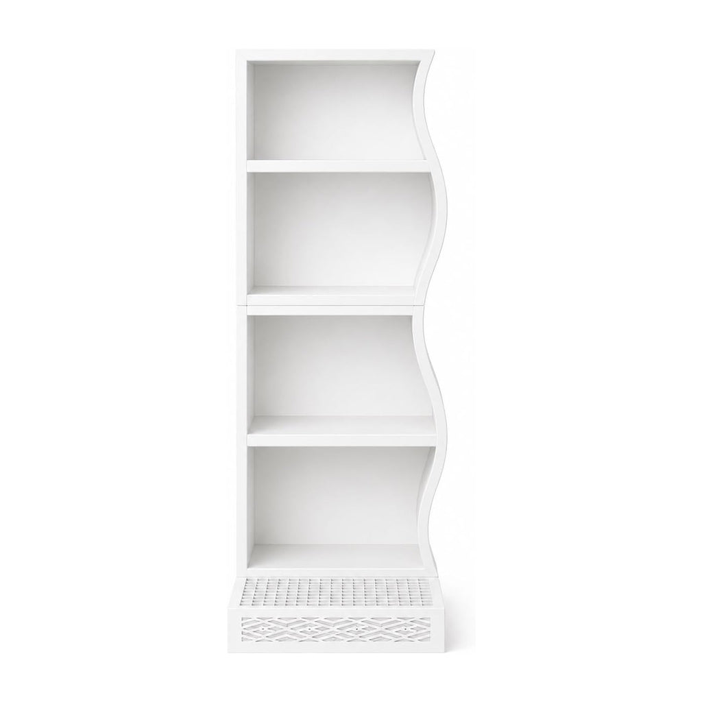 Wavy Coffee Station Organizer Compatible with xBloom Studio – 4-Tier Storage Shelf with Drip Platform & Side Tray