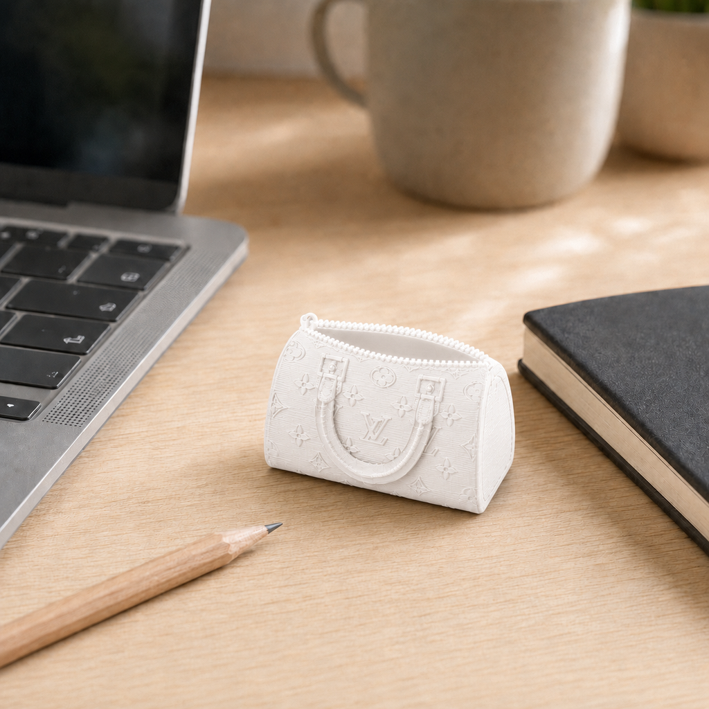 Mini Handbag Desk Decor – 3D Printed Collectible Ornament