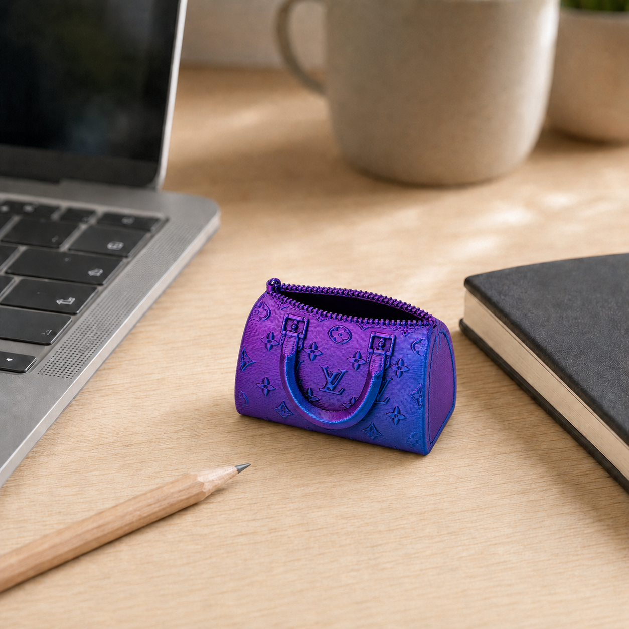 Mini Handbag Desk Decor – 3D Printed Collectible Ornament