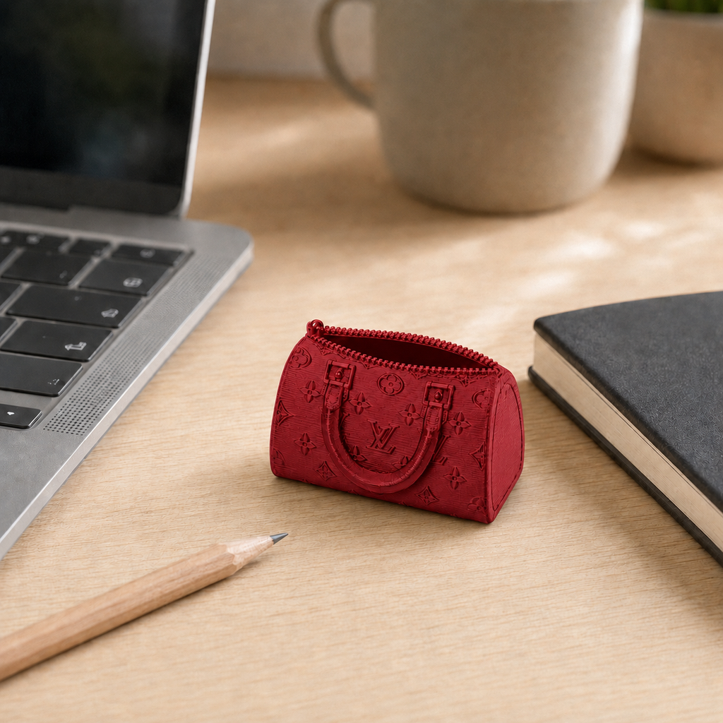 Mini Handbag Desk Decor – 3D Printed Collectible Ornament