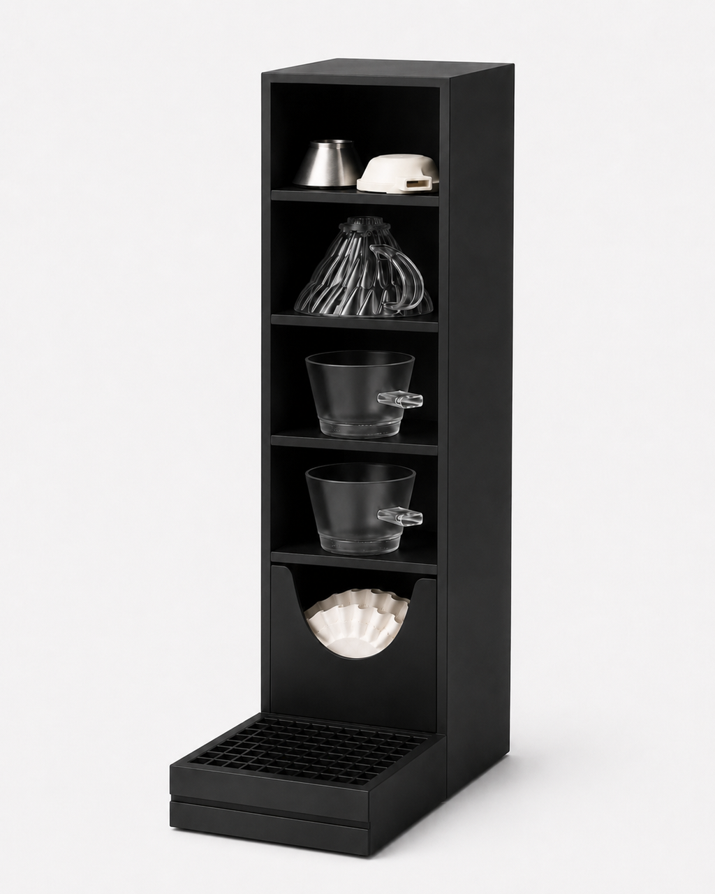Coffee Accessory Organizer Compatible with xBloom Studio with Shelves & Drip Tray
